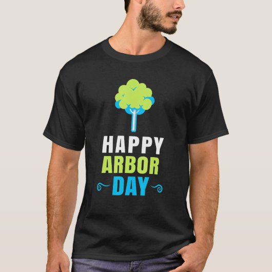 Environmental Activism Happy Arbor Day  Recycling Tシャツ (正面)