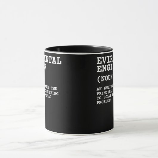 Environmental Engineer And Environmental Science マグカップ (中央)