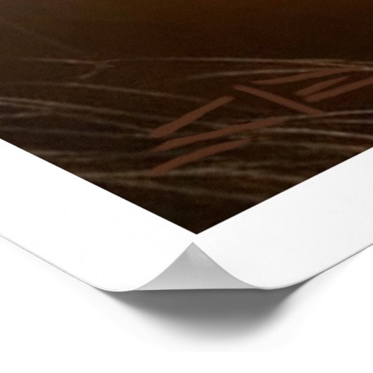 Environmental Impact value matte poster ポスター (角)