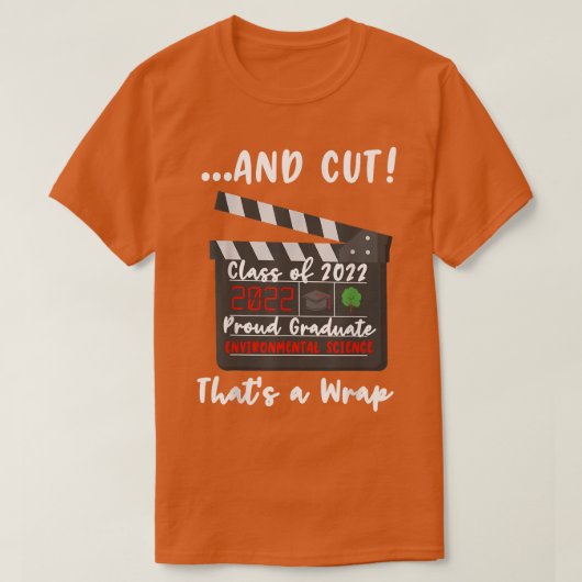 Environmental Science Graduation Class of 2022 Gra Tシャツ (デザイン正面)