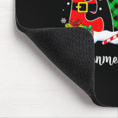 Environmental Specialist Christmas Lights Red Plai マウスパッド (コーナー)