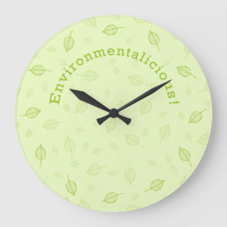 Environmentalicious ラージ壁時計