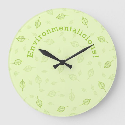 Environmentalicious ラージ壁時計 (正面)