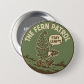 Environmentalist Plant Lover Binoculars 缶バッジ (正面&裏面)