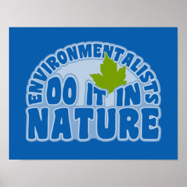Environmentalists poster ポスター