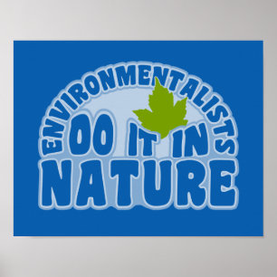 Environmentalists poster ポスター