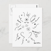 'Envision' ポストカード (正面/裏面)