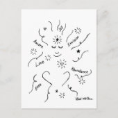 'Envision' ポストカード (正面)