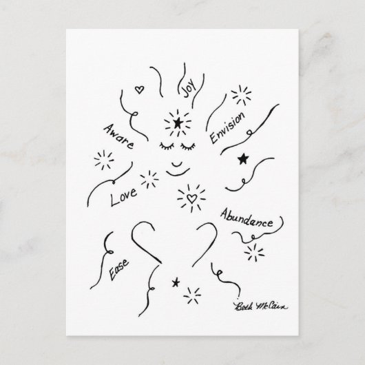 'Envision' ポストカード (正面)