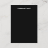 ENVLで20 x予算のフォト結婚式招待状。 アドバイスカード (裏面)