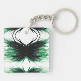 Envy Abstract 7 Deadly Sins Alcohol Ink Art キーホルダー