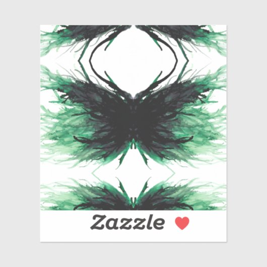 Envy Abstract 7 Deadly Sins Alcohol Ink Art シール (シート)