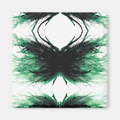Envy Abstract 7 Deadly Sins Alcohol Ink Art マグネット (正面)