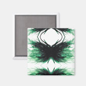 Envy Abstract 7 Deadly Sins Alcohol Ink Art マグネット (正面/裏面)