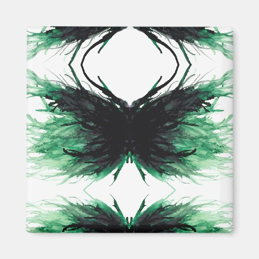 Envy Abstract 7 Deadly Sins Alcohol Ink Art マグネット (正面)