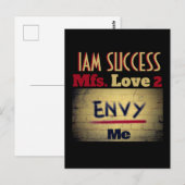 ENVY Tシャツ ポストカード (正面/裏面)