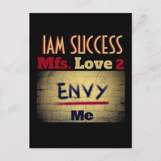 ENVY Tシャツ ポストカード (正面)