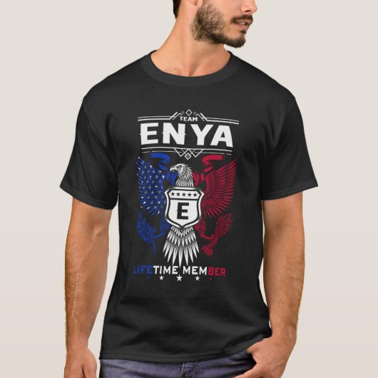 Enya Name T Shirt - Enya Eagle Lifetime Member GIF Tシャツ (正面)
