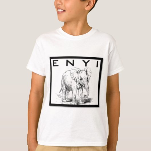 ENYI (イボ象) Tシャツ (正面)