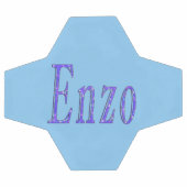 Enzo名On Blue, Soccerball サッカーボール (フラット)