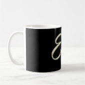 Enzo Name whitegold Tasse Teetasse Kaffeetasse コーヒーマグカップ (左)