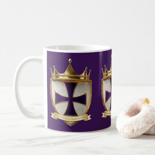 EOC Priest Crest design coffee mug / cup コーヒーマグカップ (ドーナツ)