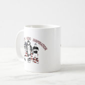 EODのけが人の戦士 コーヒーマグカップ (正面左)