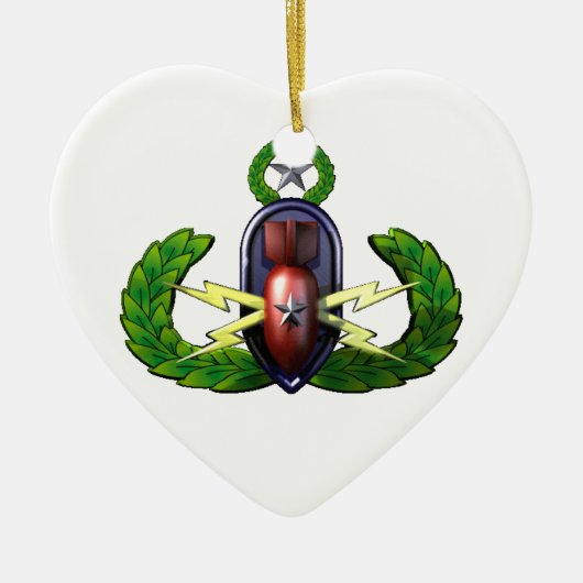 EODのカニか雪片のオーナメント セラミックオーナメント (正面)