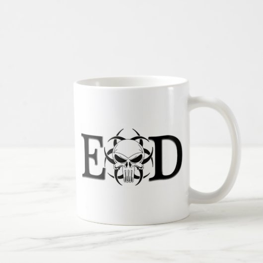 EODのスカル コーヒーマグカップ (右)