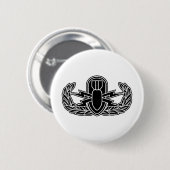 EODのステンシル 缶バッジ (正面&裏面)