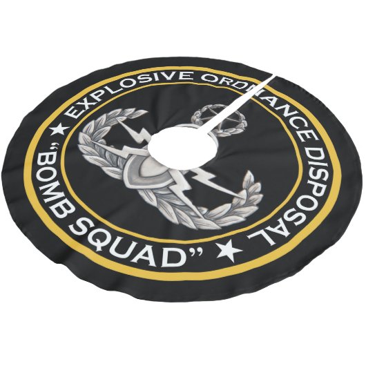 EODのマスターの爆弾処理班 ブラッシュドポリエステルツリースカート (アングル)