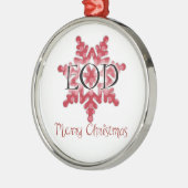 EODのメリークリスマス メタルオーナメント (左)