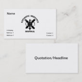 EODのロゴ 名刺 (正面/裏面)