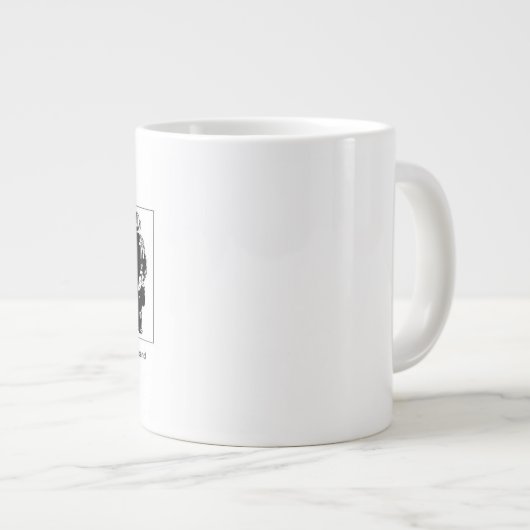 EODの夫の妻のマグのコーヒー ジャンボコーヒーマグカップ (正面右)