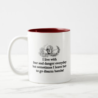 EODの恐れおよびdanderのscrab ツートーンマグカップ