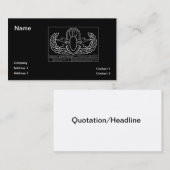 EODの技術的なスケッチの白 名刺 (正面/裏面)