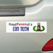 、EODの技術誇りを持った、親 バンパーステッカー (車上)