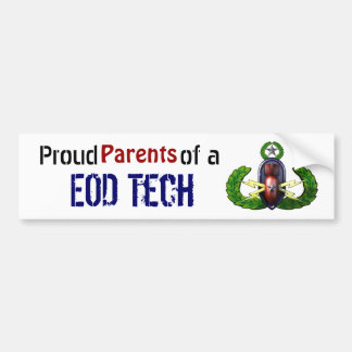 、EODの技術誇りを持った、親 バンパーステッカー