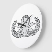 EODバッジ ラージ壁時計 (傾斜)