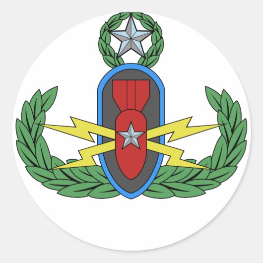 EODマスターバッジステッカー ラウンドシール (正面)