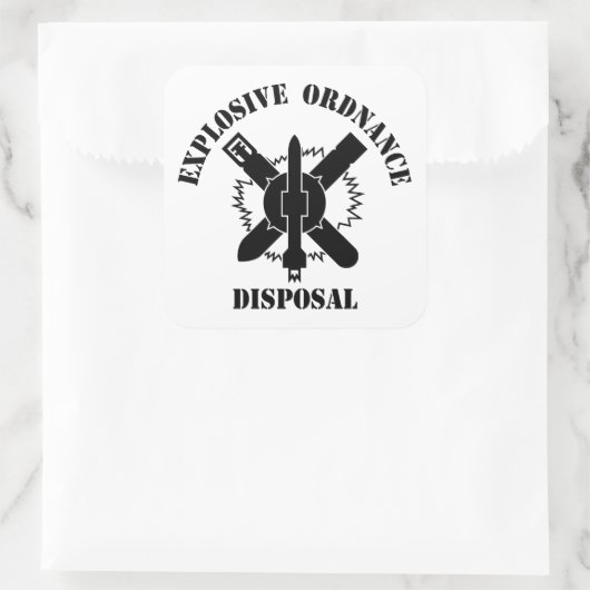 EODロゴ スクエアシール (バッグ)