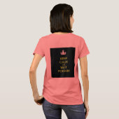 EOD妻Calm 保 Black Tシャツ (裏面フル)