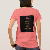 EOD妻Calm 保 Black Tシャツ (裏面)