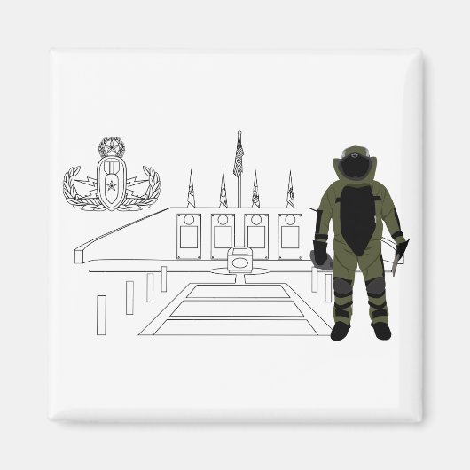 EOD記念爆弾訴訟 マグネット (正面)