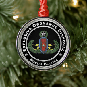 EOD クリスマス メタルオーナメント