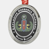 EOD クリスマス メタルオーナメント (左)