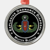 EOD クリスマス メタルオーナメント (正面)