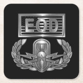 EOD "マスター・ブラスター" スクエアペーパーコースター (正面)