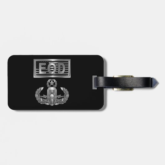 EOD 不発弾処理班 ラゲッジタグ (裏面横)