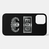 EOD(不発弾処理)&アメリカ国旗 Case-Mate iPhoneケース (裏面 (横))